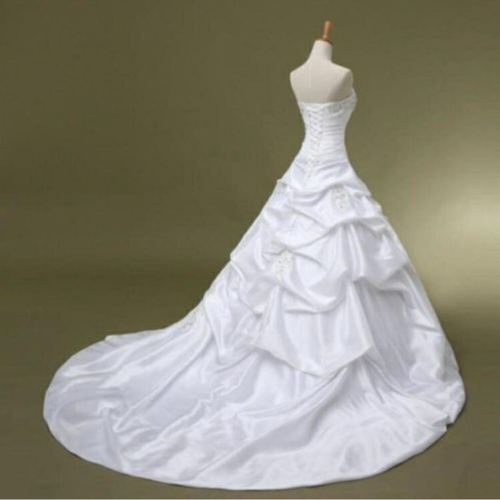 Nwot Wedding Dress Corset Style Wedding Gown Size - Picture 3 of 4